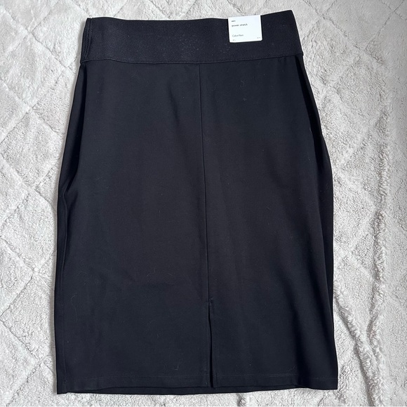 Calvin Klein | Black Women's Essential Power Stretch Pencil Skirt | Size Large - Picture 3 of 9
